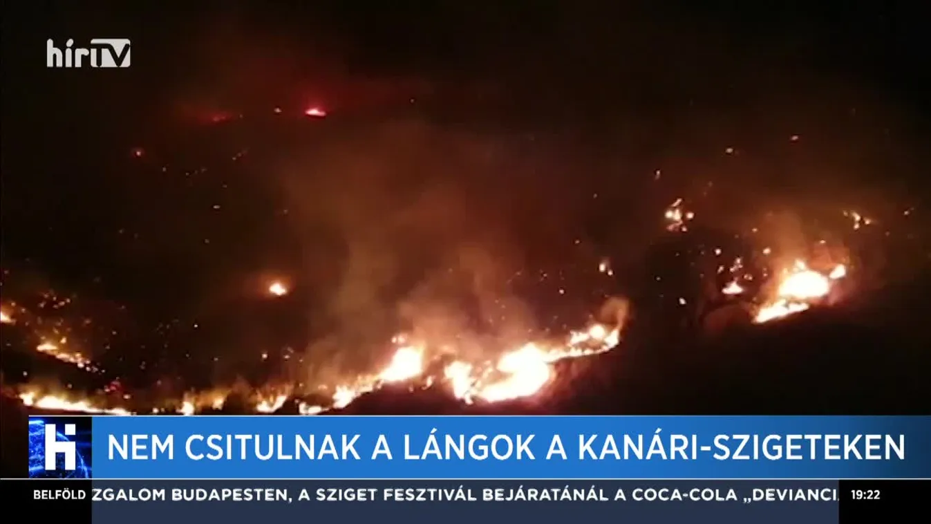 A Kanári-szigeteken és Görögországban is pusztítanak erdőtüzek