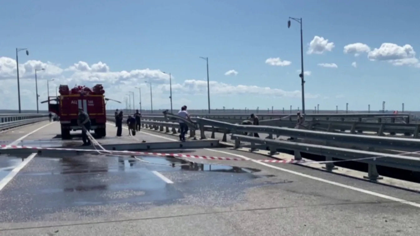 Moszkva megtorlást ígér a kercsi híd elleni támadásért