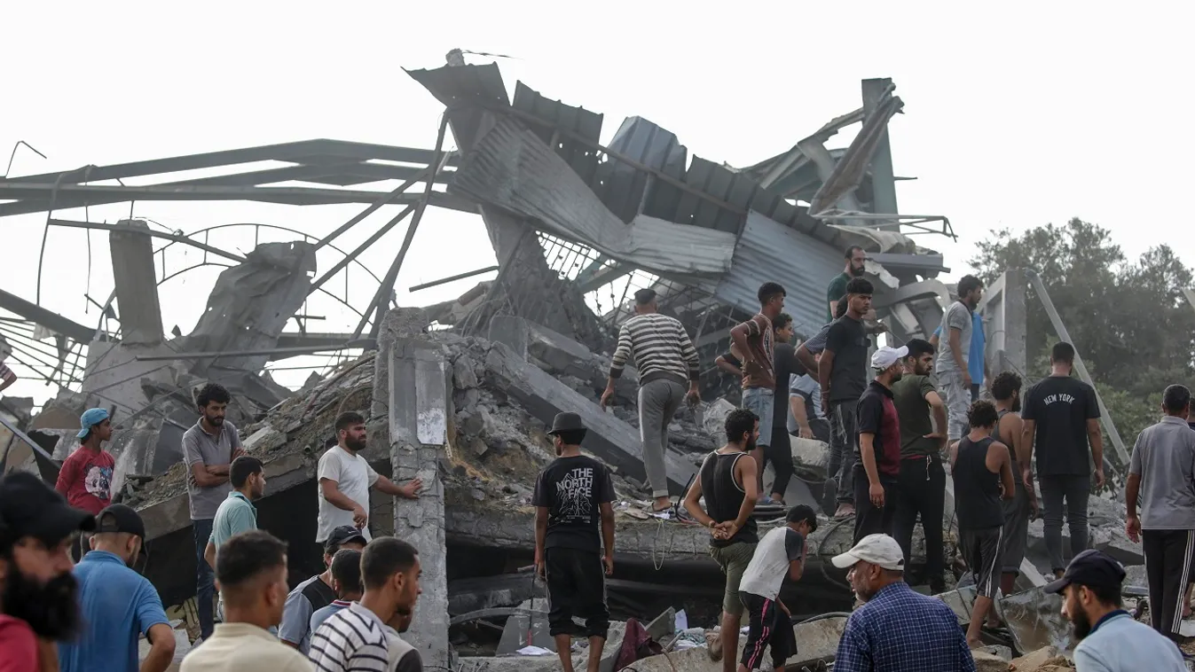 Palesztin közlés: Izraeli légicsapásban meghalt több ember a Gázai övezet középső részén