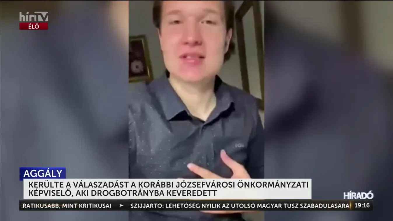 KERÜLTE A VÁLASZADÁST A KORÁBBI JÓZSEFVÁROSI ÖNKORMÁNYZATI KÉPVISELŐ, AKI DROGBOTRÁNYBA KEVEREDETT