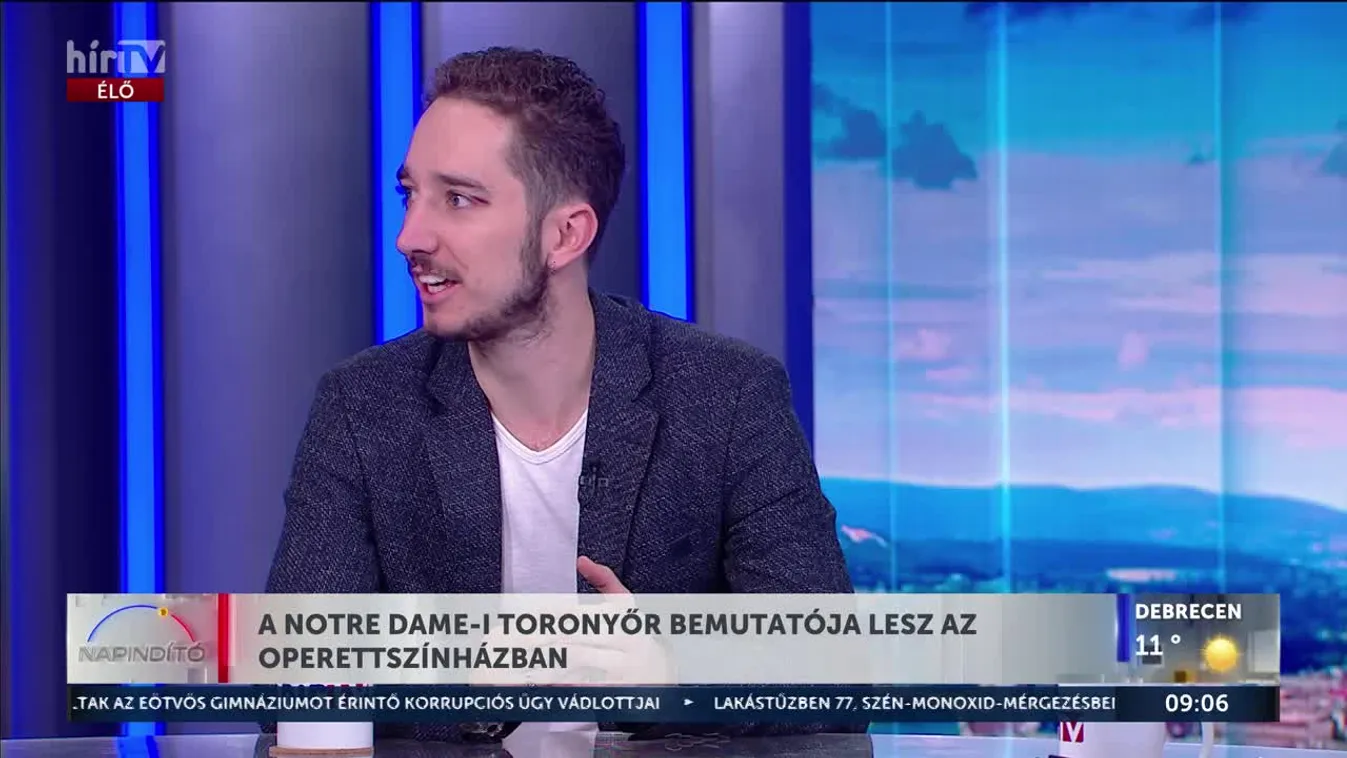 A Notre Dame-i toronyőr bemutatója lesz az Operettszínházban