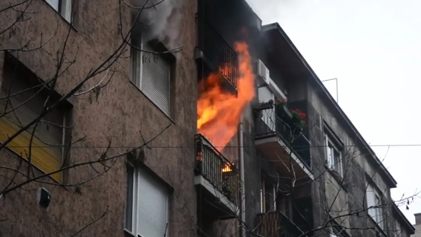 Halálos lakástűz Újpesten