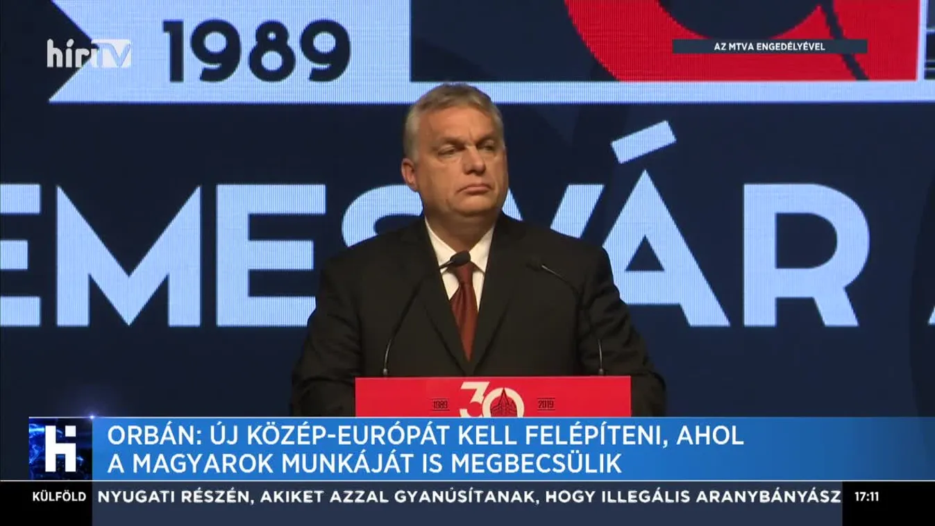 Egy új Közép-Európa megteremtését sürgette Orbán Viktor
