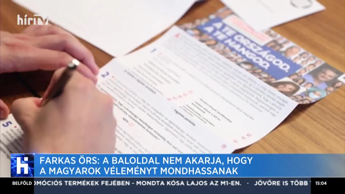Farkas Örs: A baloldal nem akarja, hogy a magyarok véleményt mondhassanak