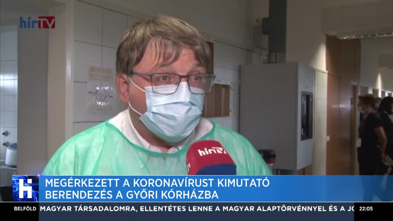 Megérkezett a koronavírust kimutató berendezés a győri kórházba