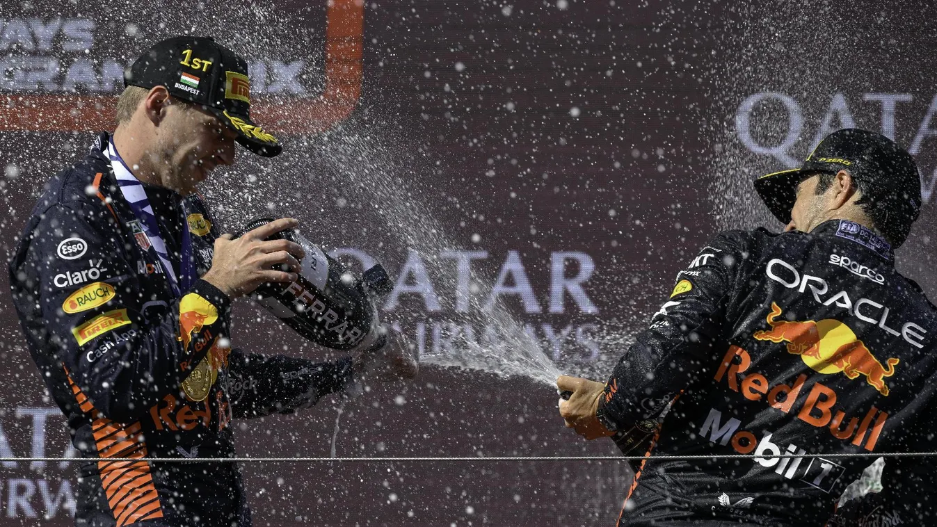 Hamilton lökdöste riporterünket, Norris összetörte Verstappen trófeáját