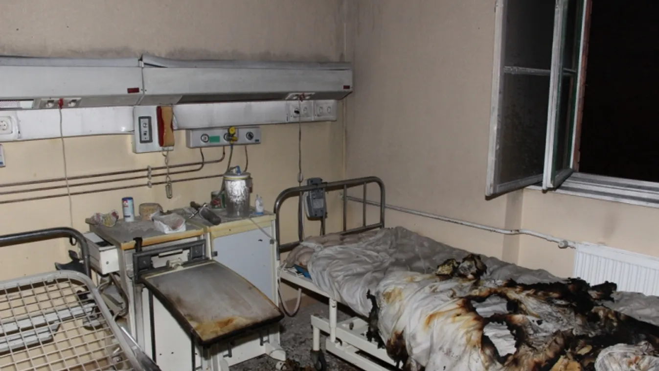 Befejezték a nyomozást a tavaly áprilisi ​kórháztűz ügyében