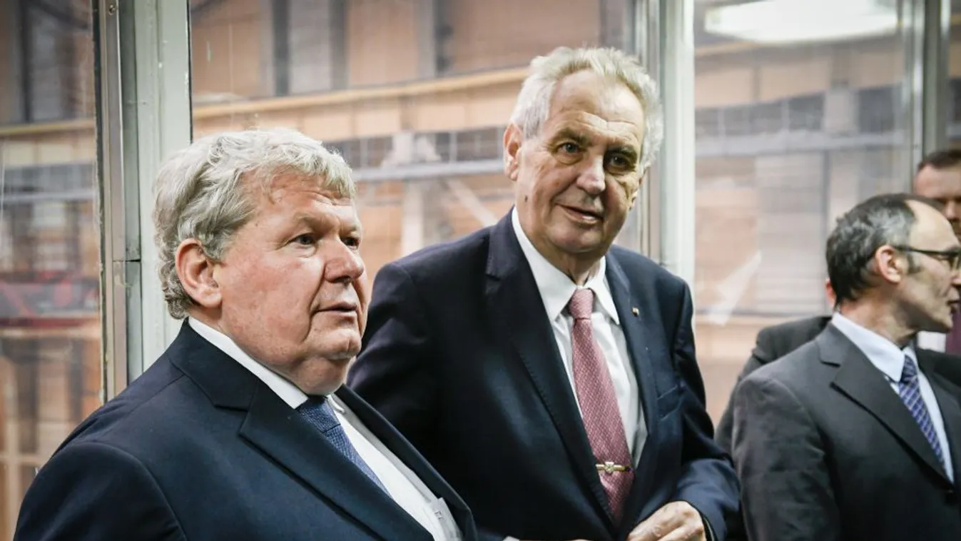 Milos Zeman látogatást tett a paksi atomerőműben