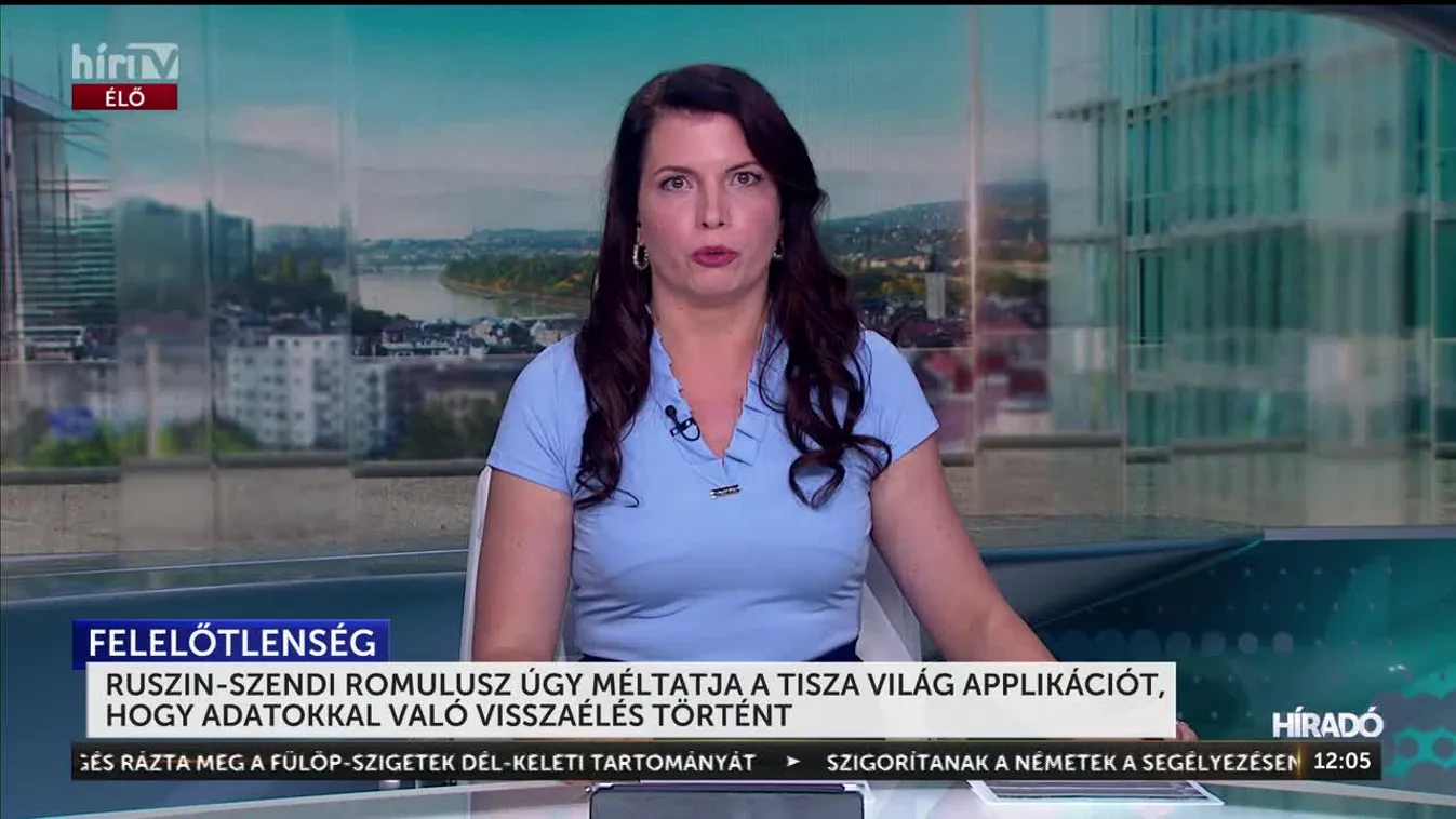 RUSZIN-SZENDI ROMULUSZ ÚGY MÉLTATJA A TISZA VILÁG APPLIKÁCIÓT, HOGY ADATOKKAL VALÓ VISSZAÉLÉS TÖRTÉNT