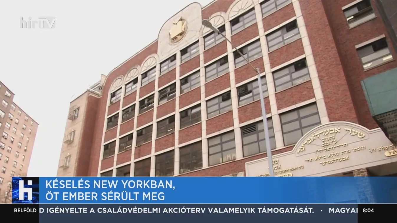 Késelés New Yorkban, öt ember sérült meg