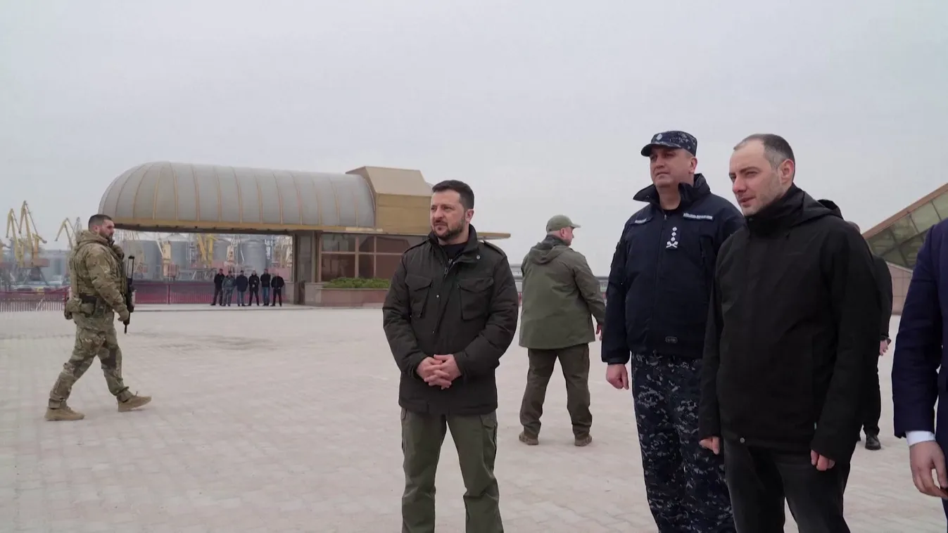 Az ukrán elnök és a görög miniszterelnök látogatása alatt mértek rakétacsapást Odesszára az oroszok + videó