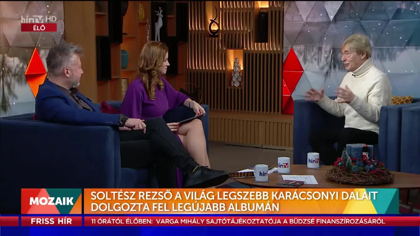 Mozaik - Soltész Rezső a világ legszebb karácsonyi dalait dolgozta fel legújabb albumán