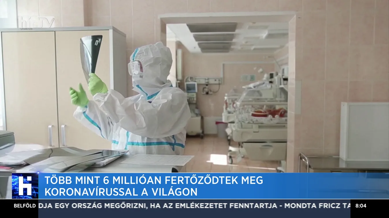 Több mint 6 millióan fertőződtek meg koronavírussal a világon