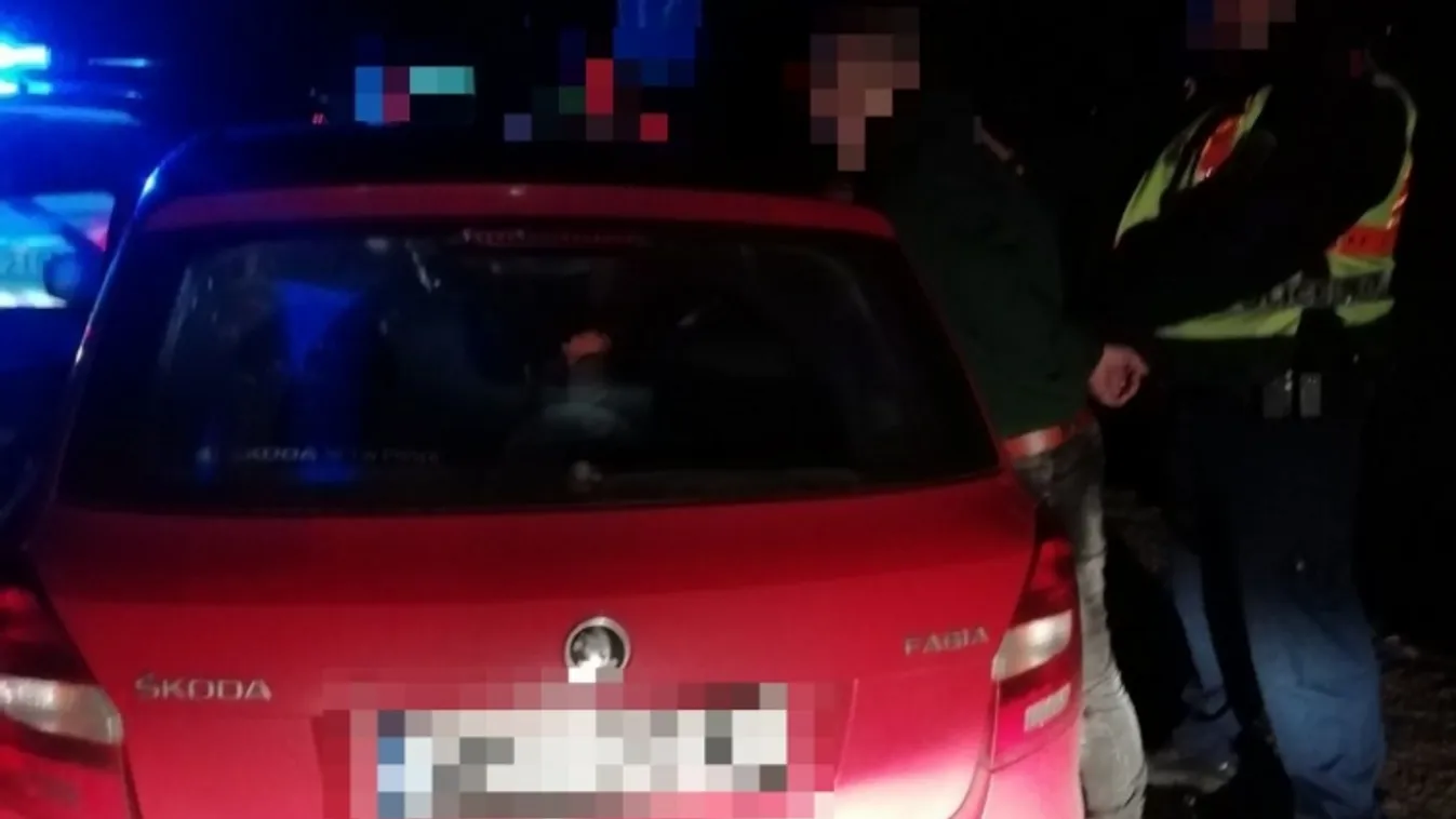 Embercsempészeket és illegális migránsokat fogtak Veszprémnél