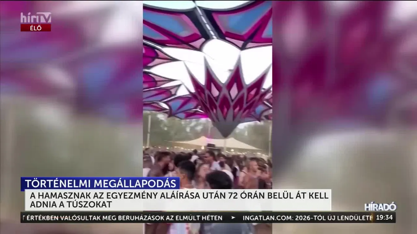 A Hamásznak az egyezmény aláírása után 72 órán belül át kell adnia a túszokat