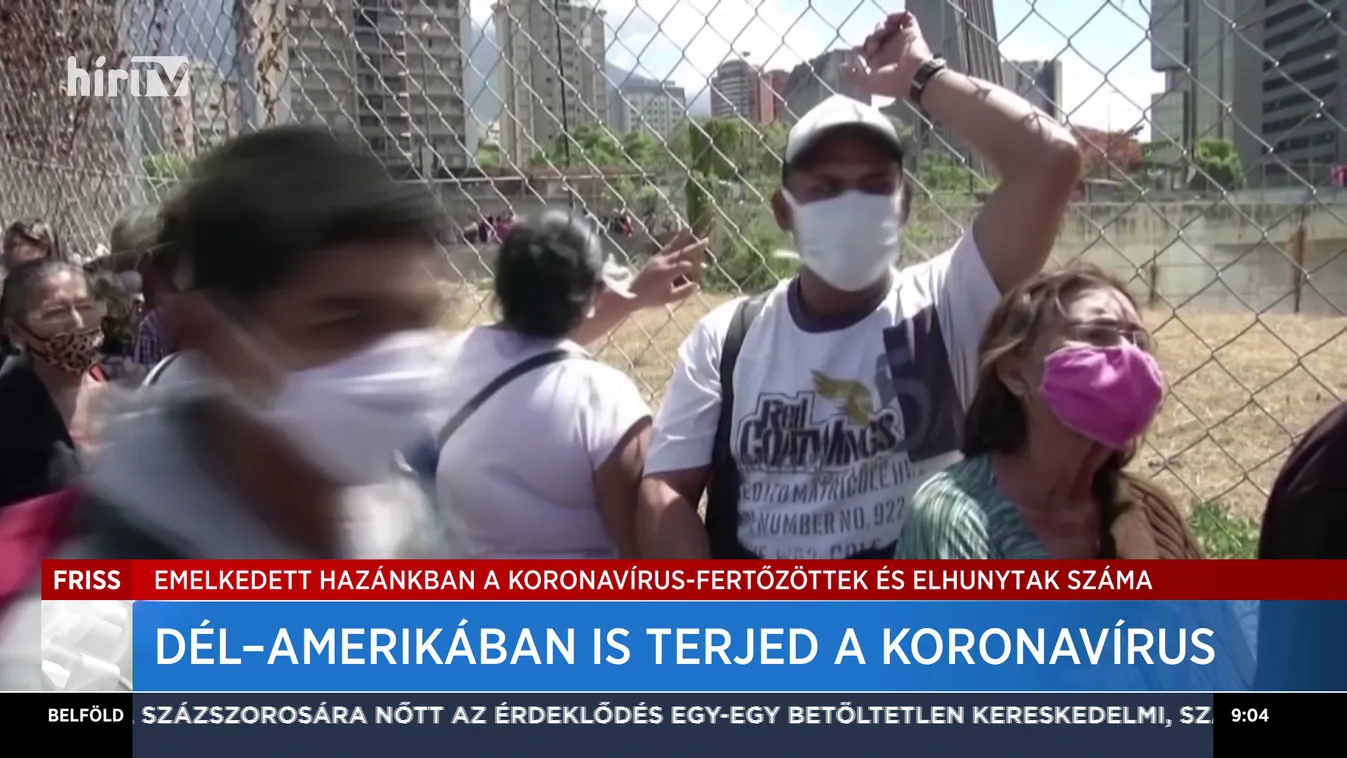 Dél-Amerikában is terjed a koronavírus