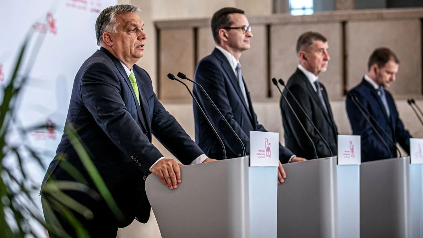 Varsóban találkoztak a visegrádi kormányfők