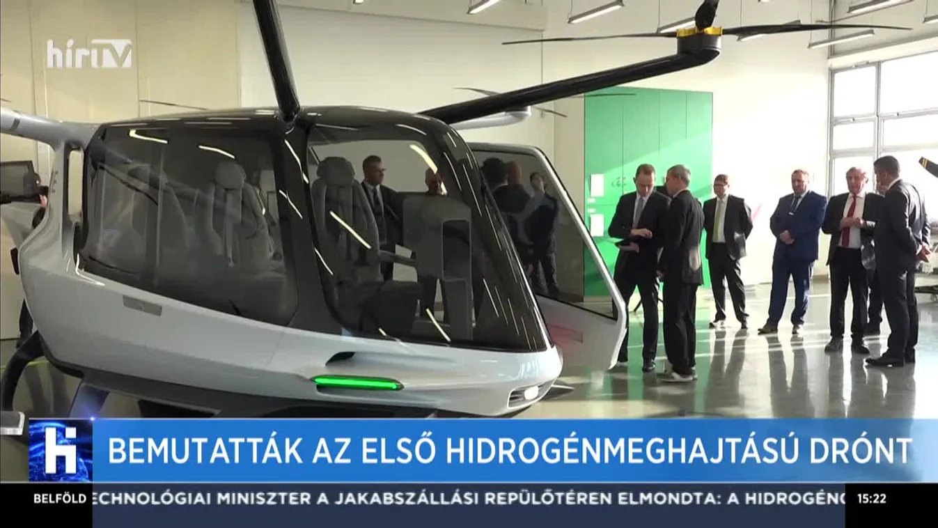 Bemutatták az első hidrogénmeghajtású drónt