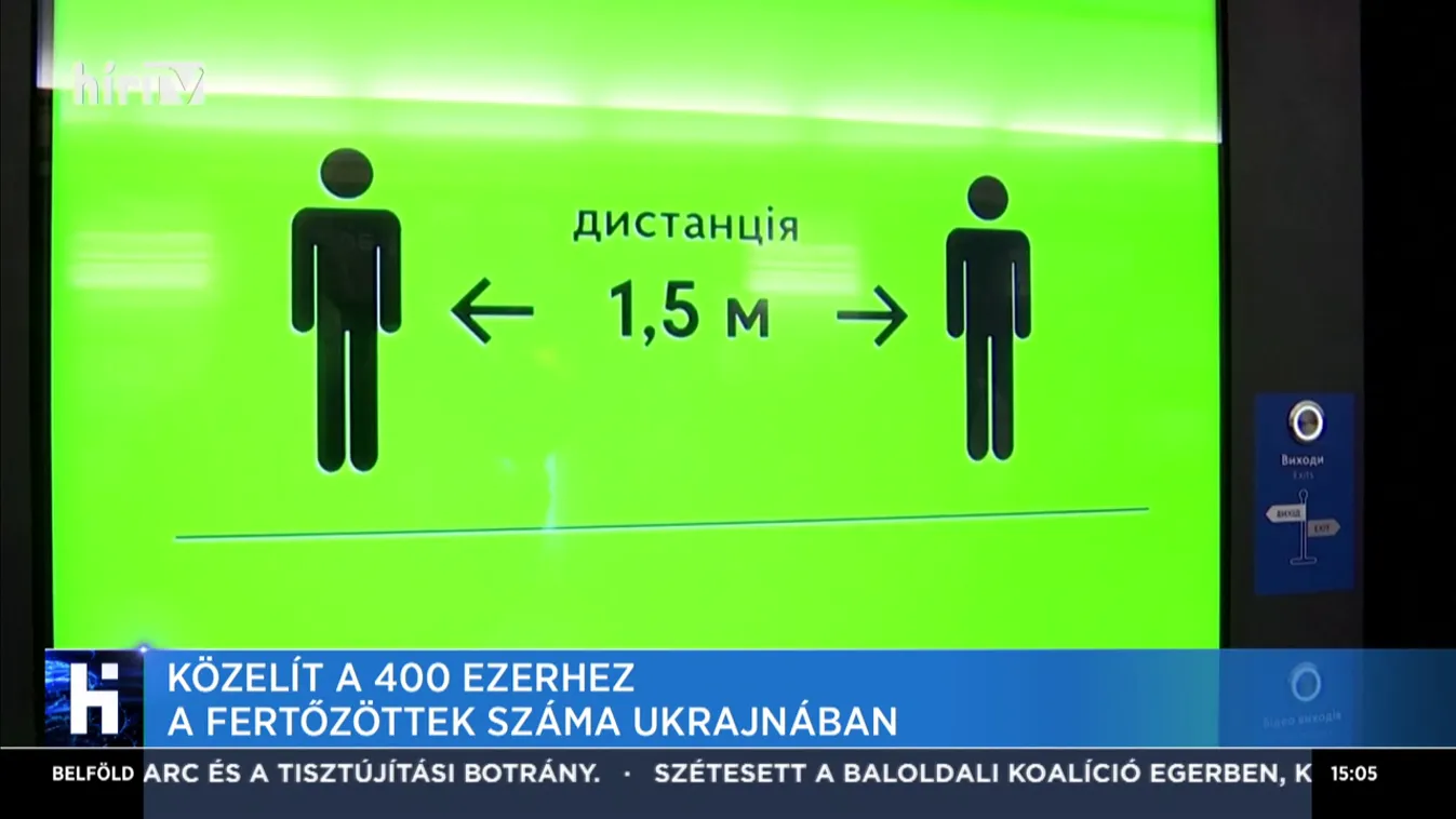 Közelít a 400 ezerhez a fertőzöttek száma Ukrajnában