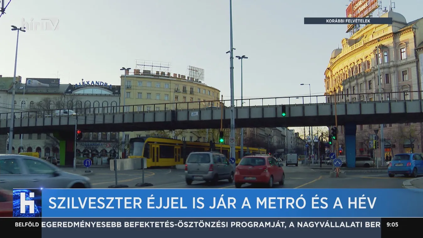 Szilveszter éjjel is jár a metró és a HÉV