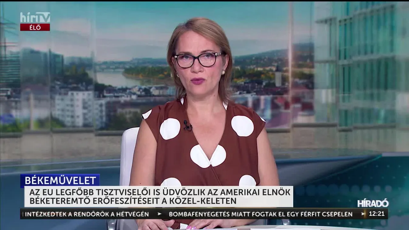 AZ EU LEGFŐBB TISZTVISELŐI IS ÜDVÖZLIK AZ AMERIKAI ELNÖK BÉKETEREMTŐ ERŐFESZÍTÉSEIT A KÖZEL-KELETEN