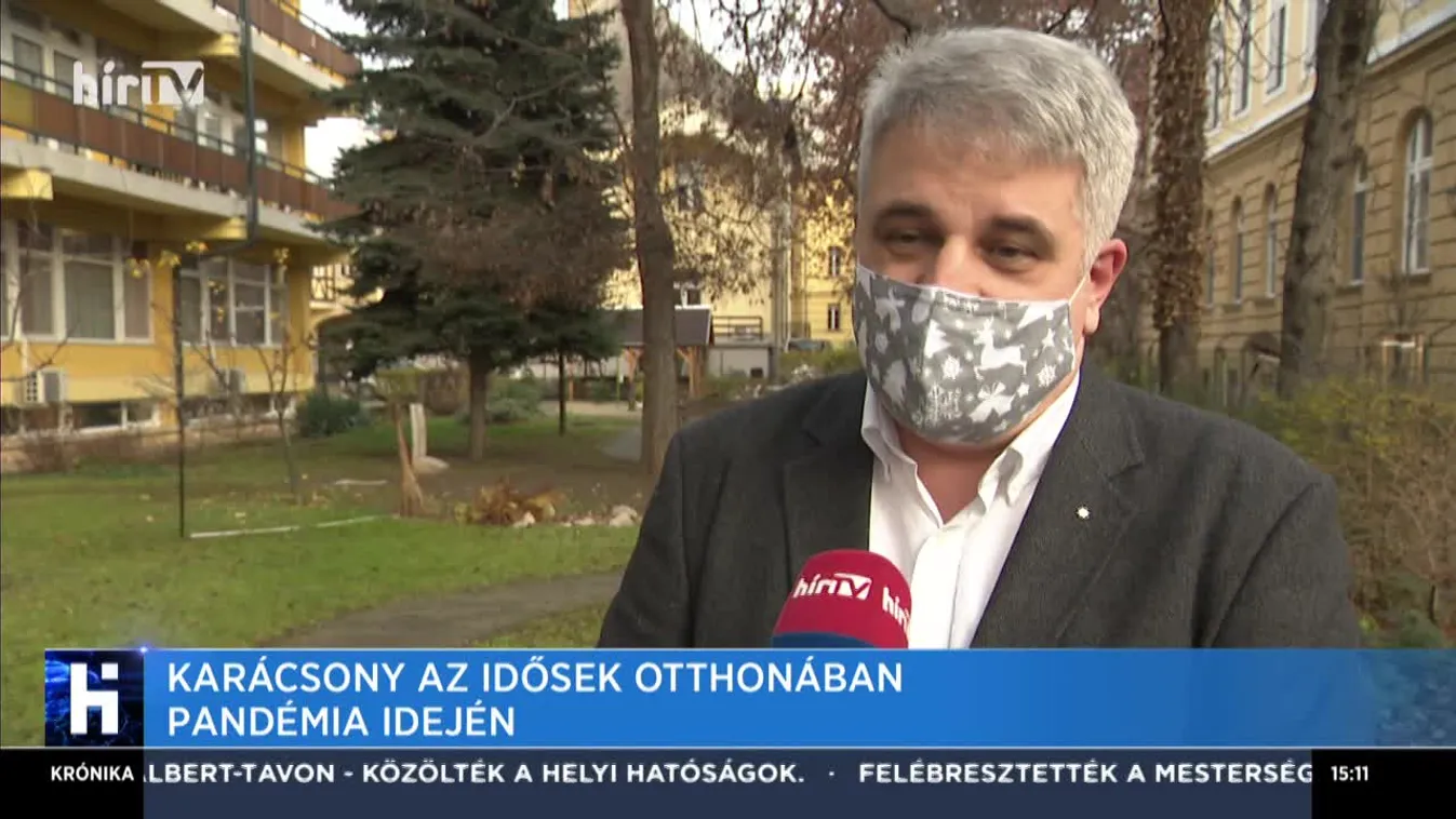 Karácsony az idősek otthonában pandémia idején