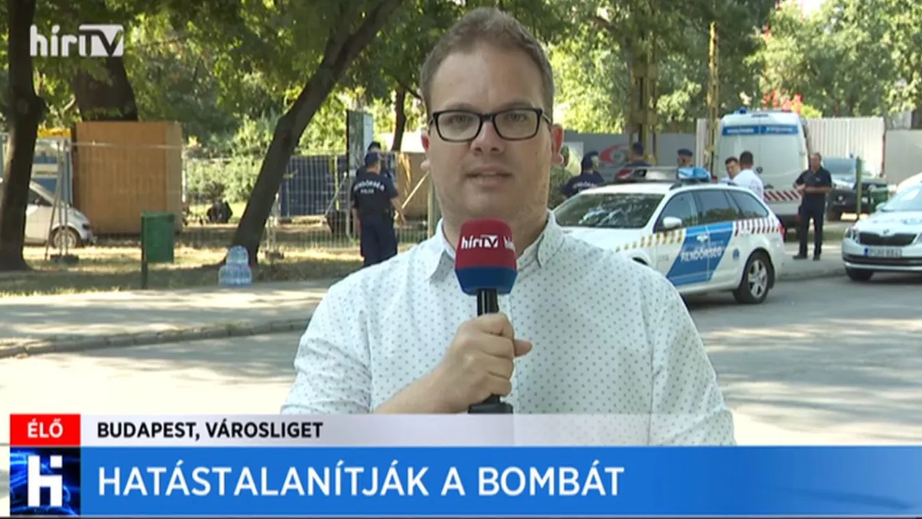 Hatástalanítják a Városligetben talált bombát