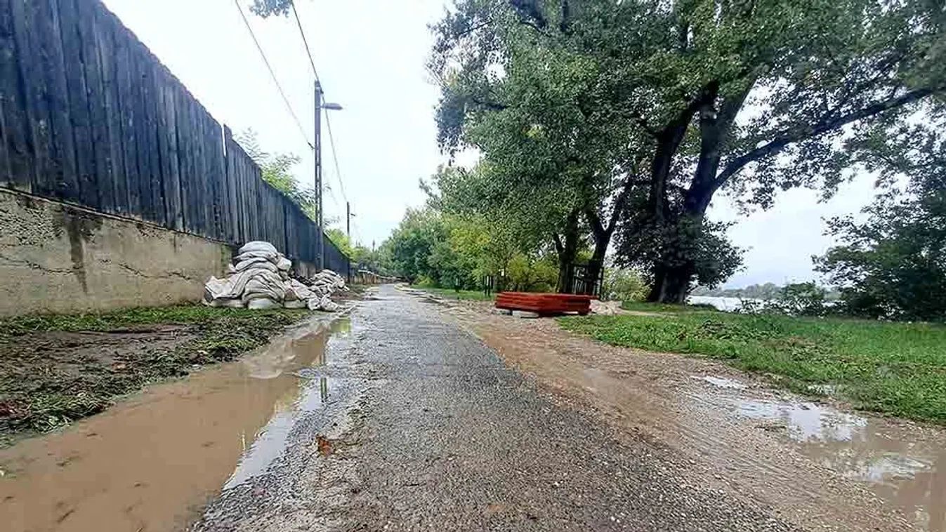 Árvíz veszélyezteti a Római-partot is