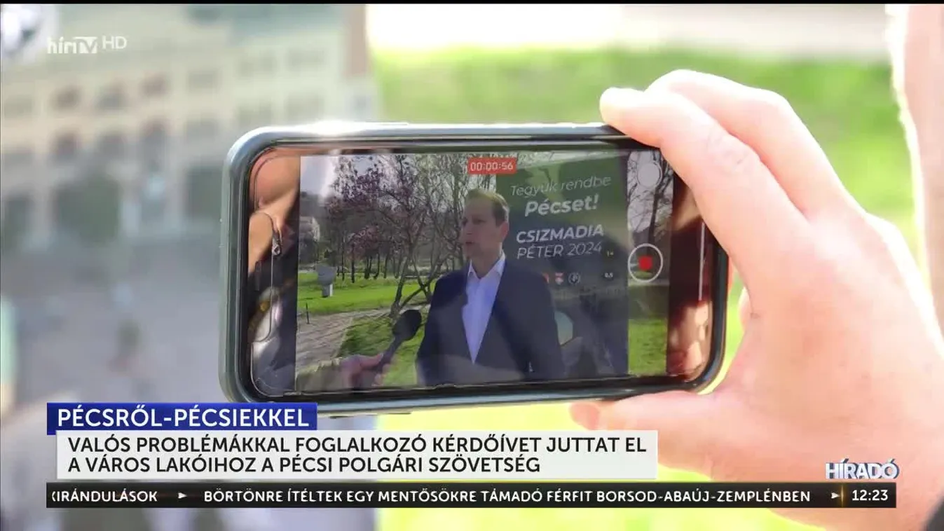 Valós problémákkal foglalkozó kérdőívet juttat el a város lakóihoz a pécsi polgári szövetség + videó