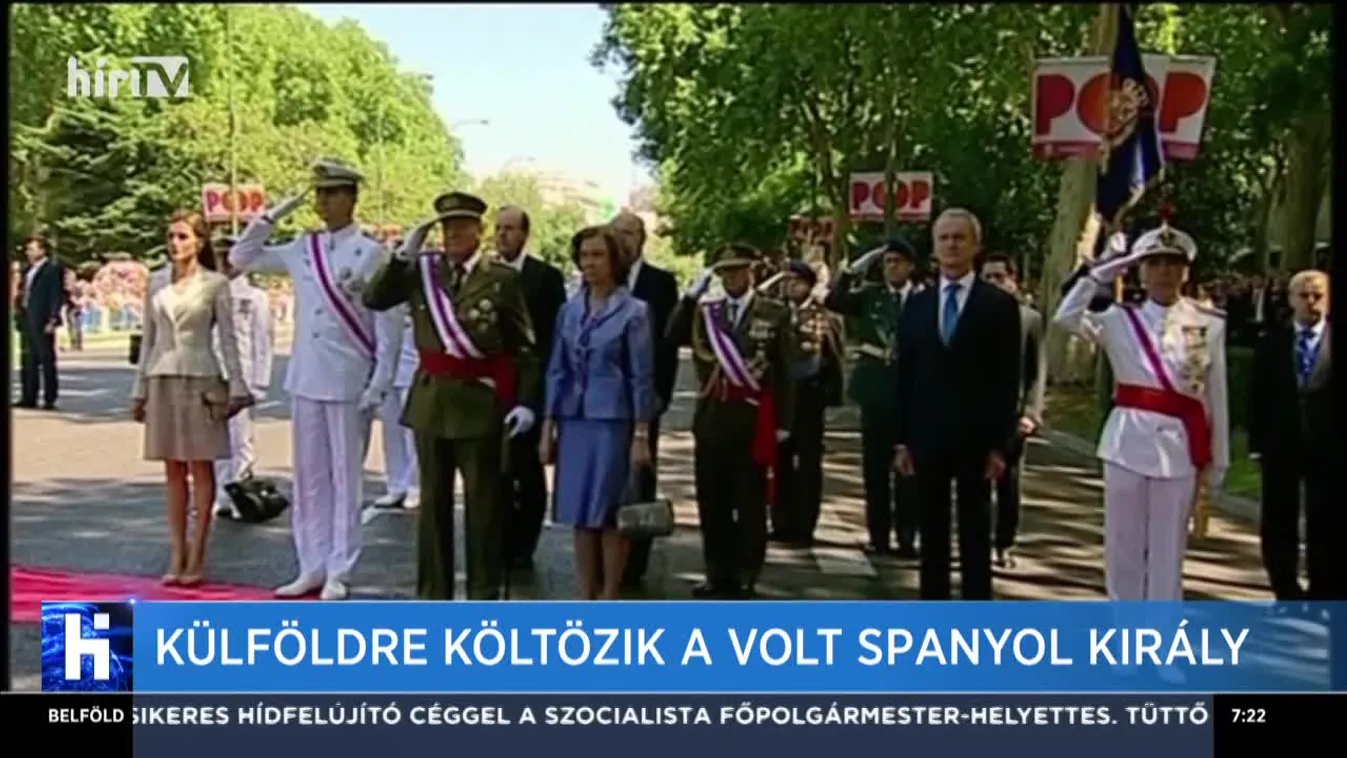 Külföldre költözik a volt spanyol király