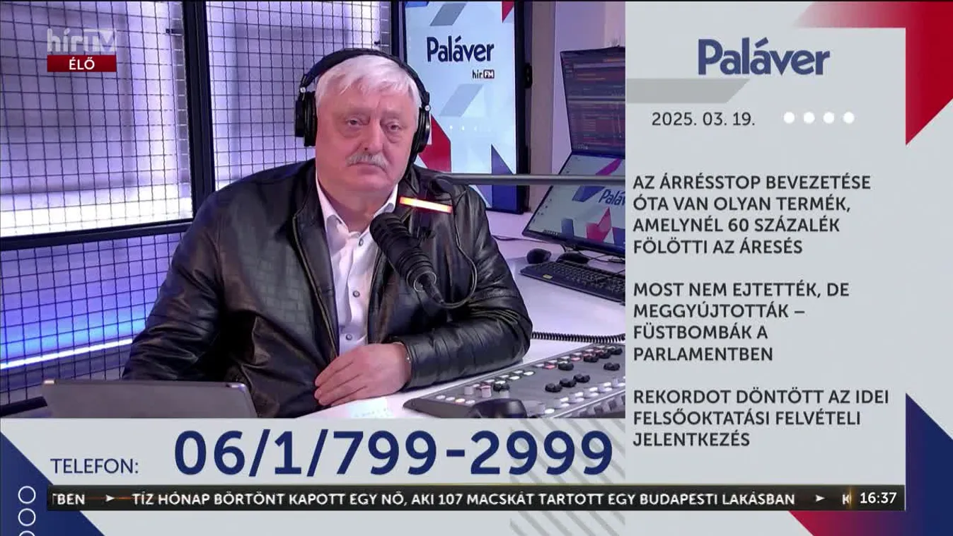 Paláver - Most nem ejtették a füstbombákat, hanem meggyújtották a parlamentben + videó