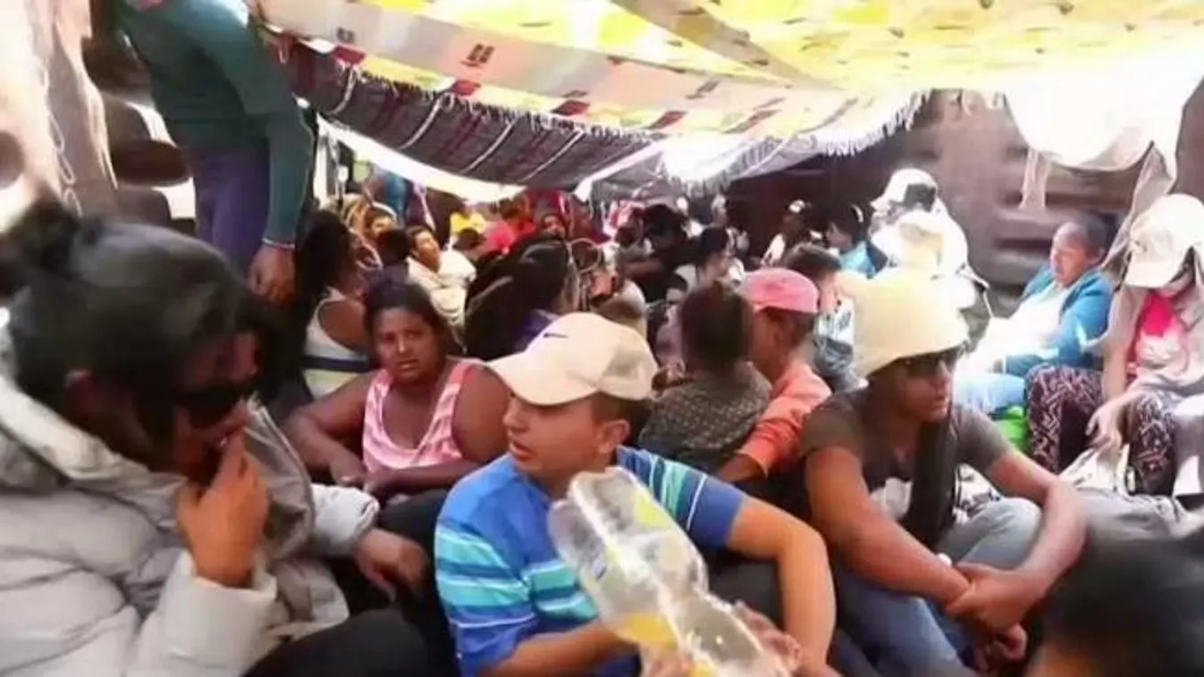 Migránsellenes tüntetők és rohamrendőrök csaptak össze Tijuanában