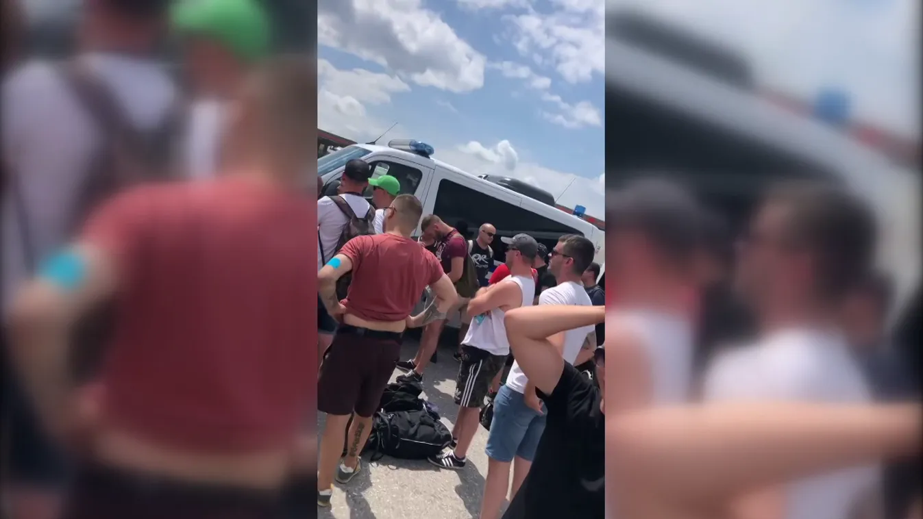 Zaklatták a német rendőrök a magyar szurkolókat Münchenben
