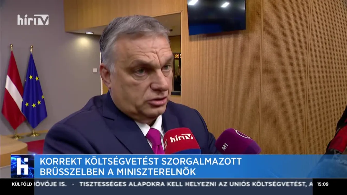 Korrekt költségvetést szorgalmazott Brüsszelben a miniszterelnök