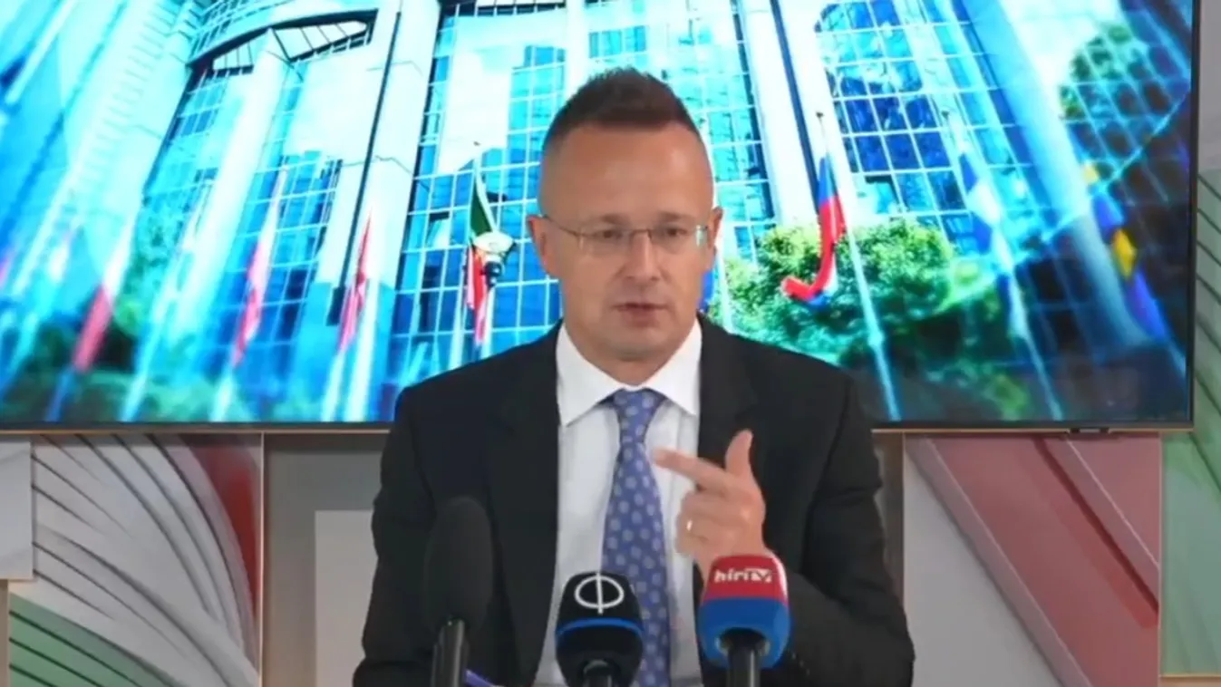 Szijjártó Péter szerint a NATO átlépte az általa korábban meghúzott vörösvonalat + videó