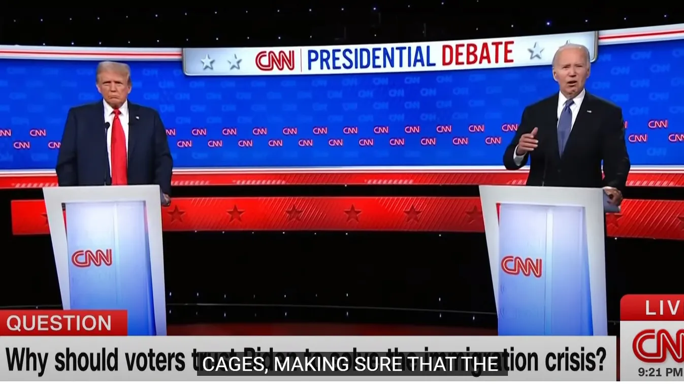 Biden és Trump vitájára figyelt az egész világ + videó