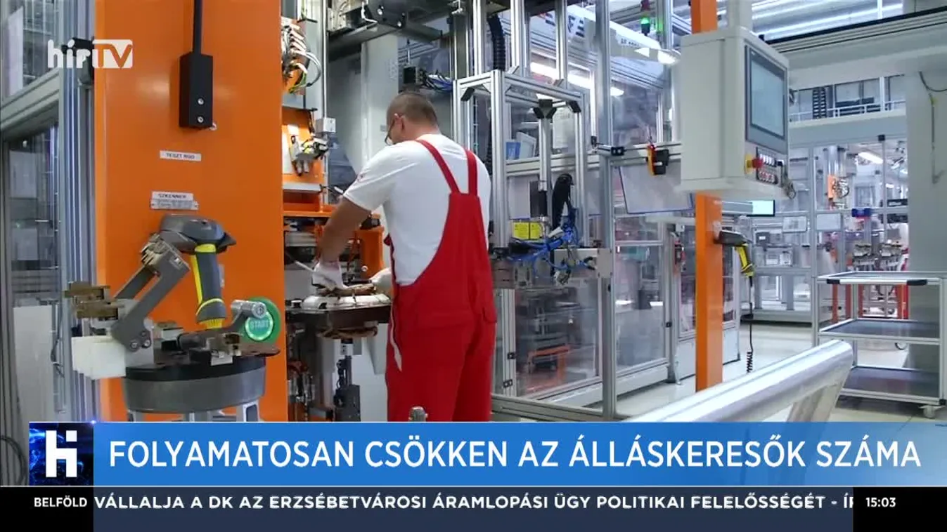 Folyamatosan csökken az álláskeresők száma