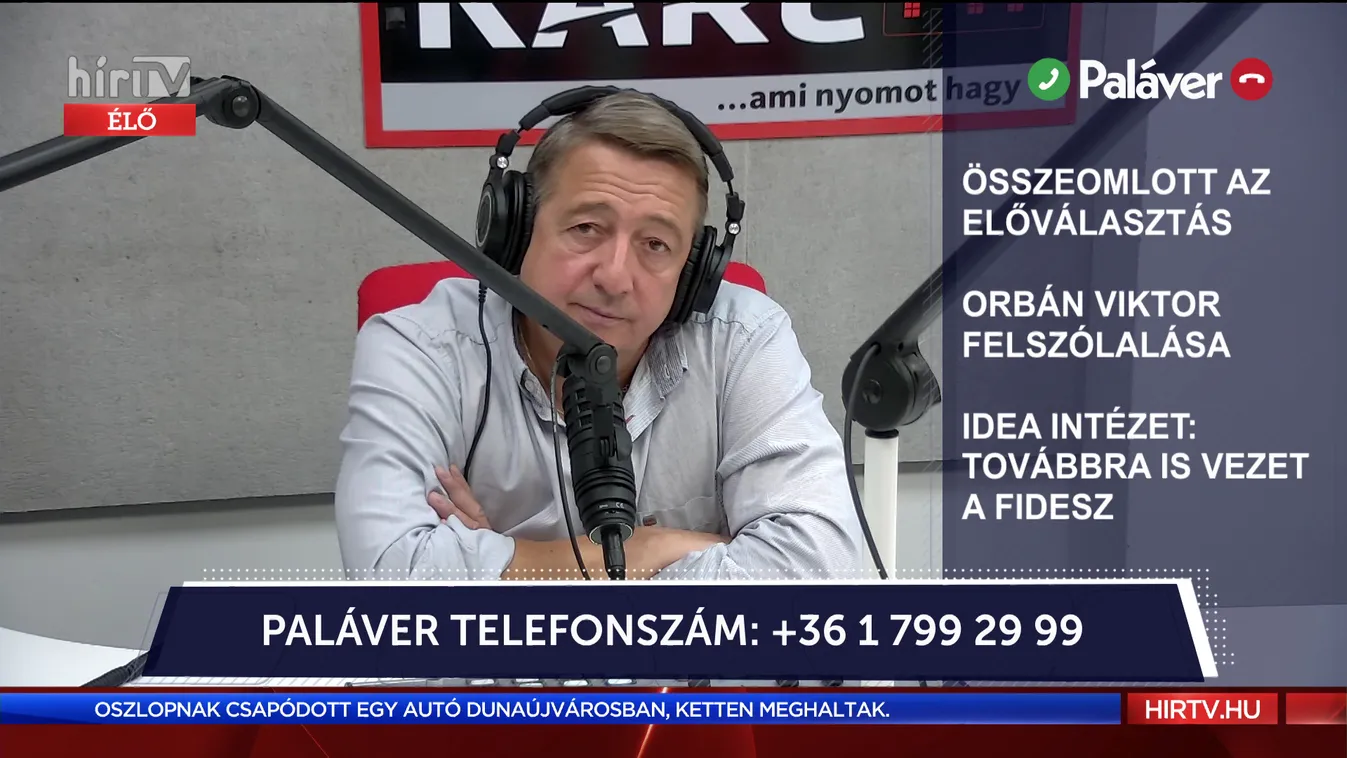 Paláver: Összeomlott az előválasztás