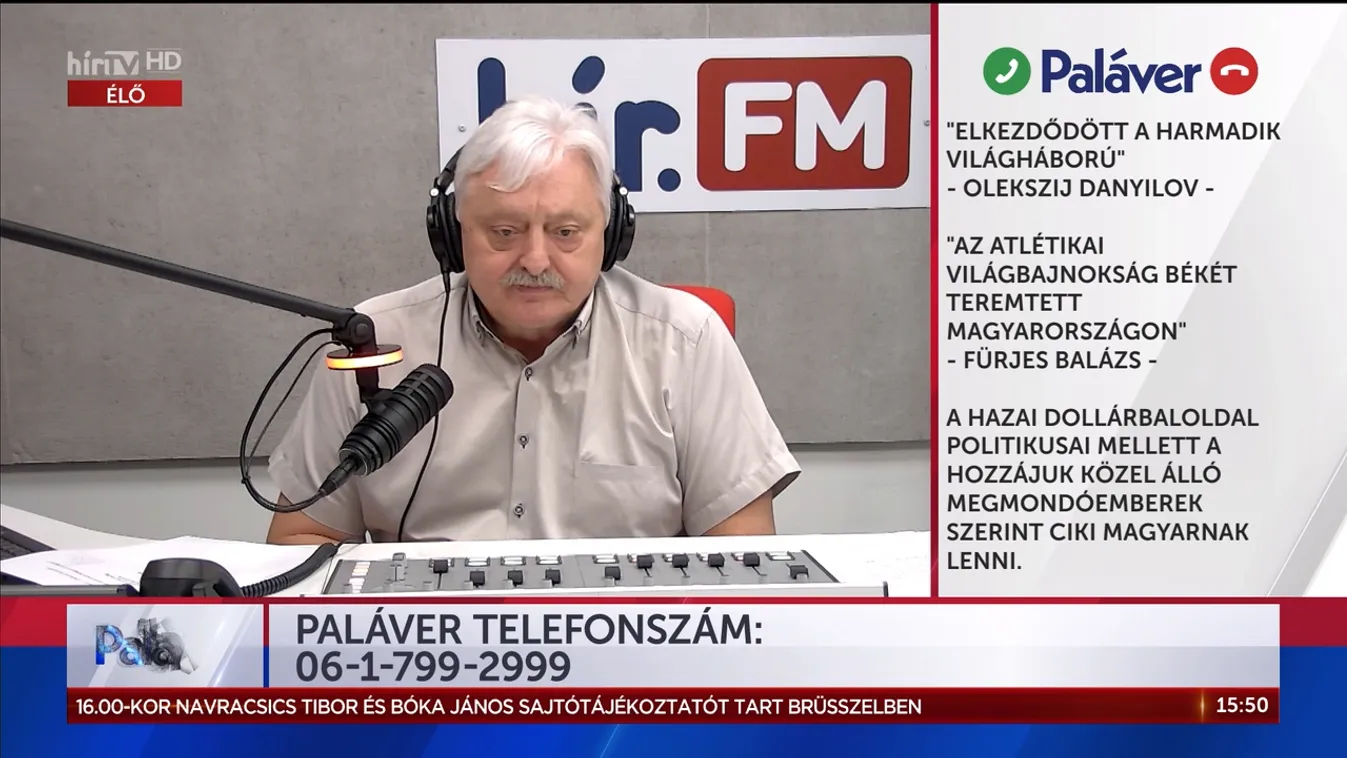 Paláver - Danyilov: Elkezdődött a harmadik világháború