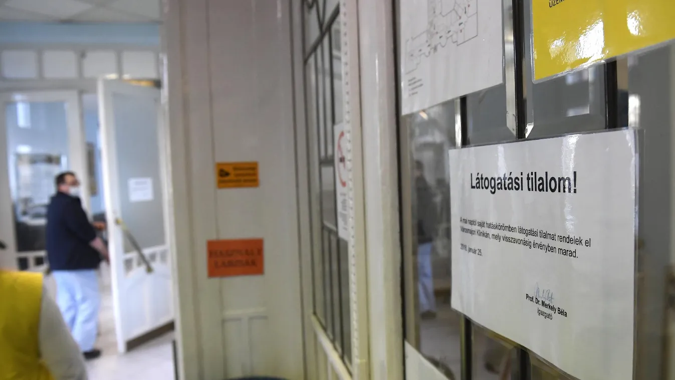 Látogatási tilalmat rendeltek el a Honvédkórház több osztályán péntektől