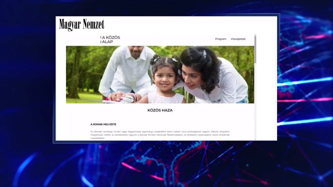 Indiai családdal illusztrálta a romákról szóló programját az ellenzéki összefogás