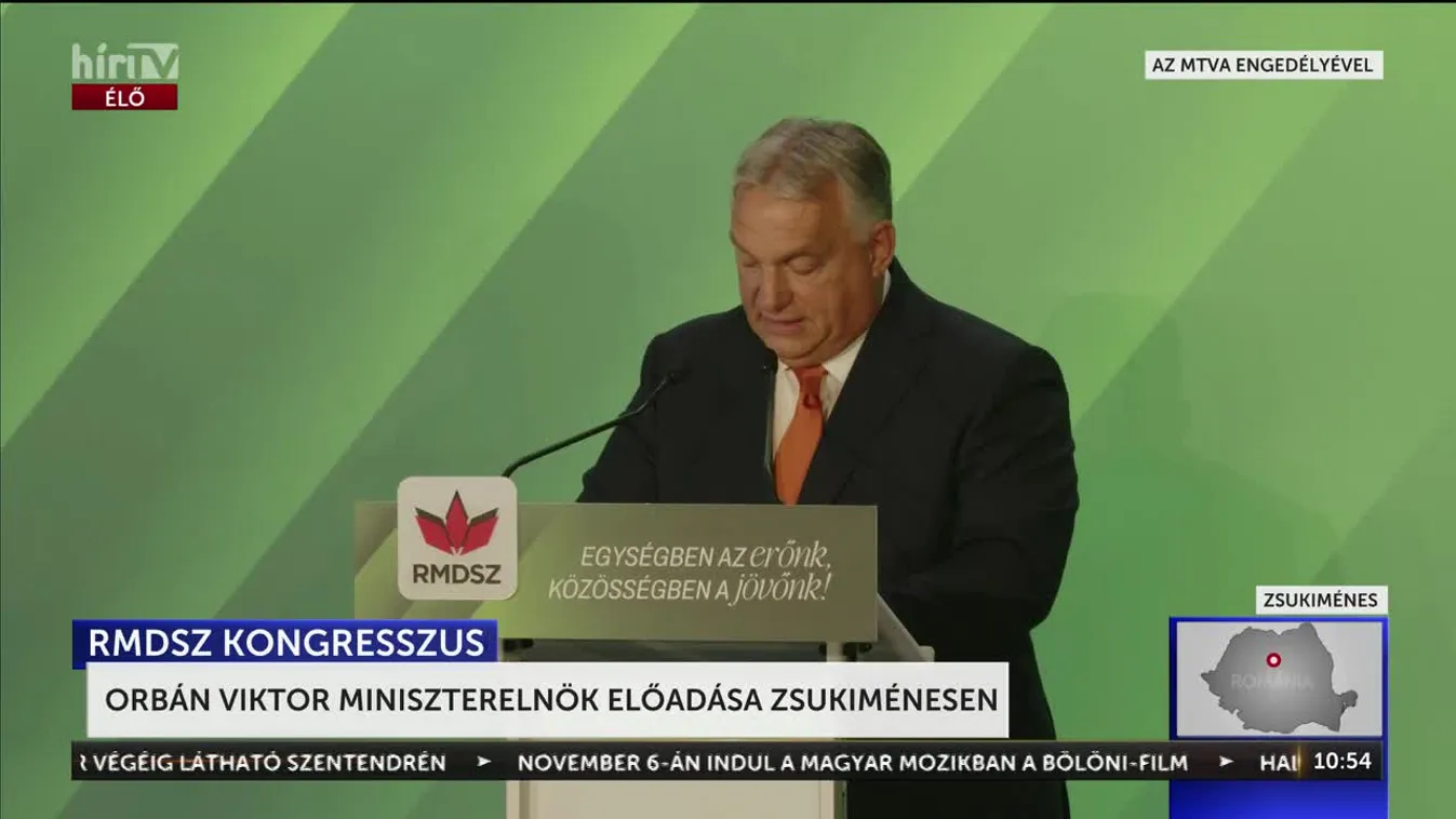 Exkluzív élő közvetítés: Orbán Viktor beszéde Zsukiménesről