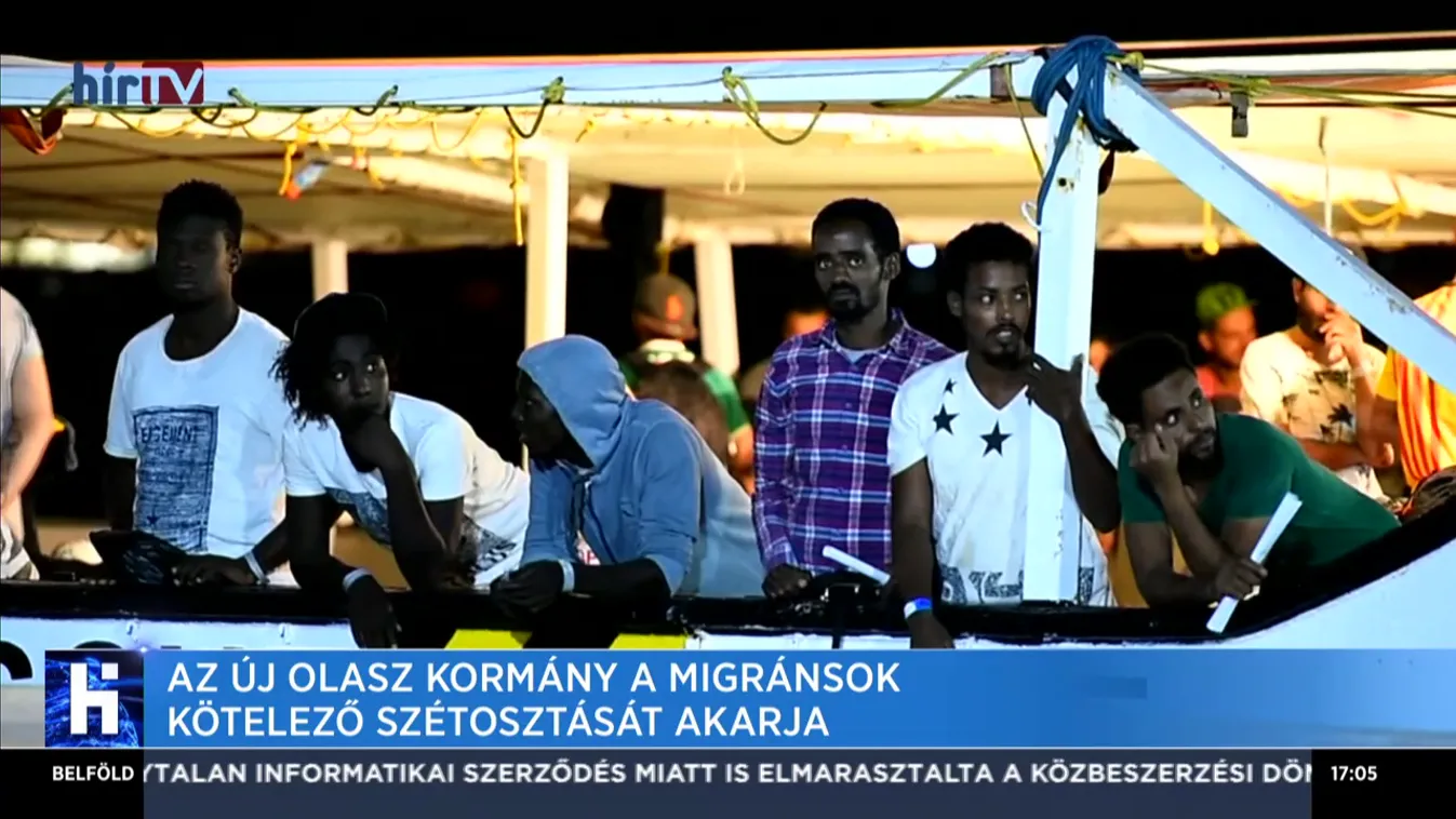 Az új olasz kormány a migránsok kötelező szétosztását akarja