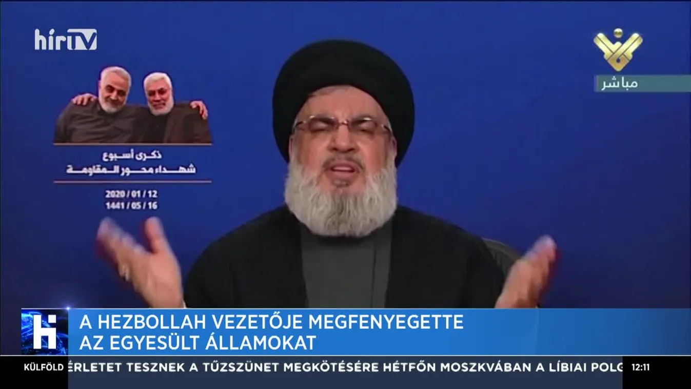 A Hezbollah vezetője megfenyegette az Egyesült Államokat