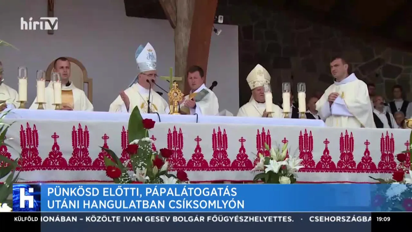 Pünkösd előtti, pápalátogatás utáni hangulatban Csíksomlyón
