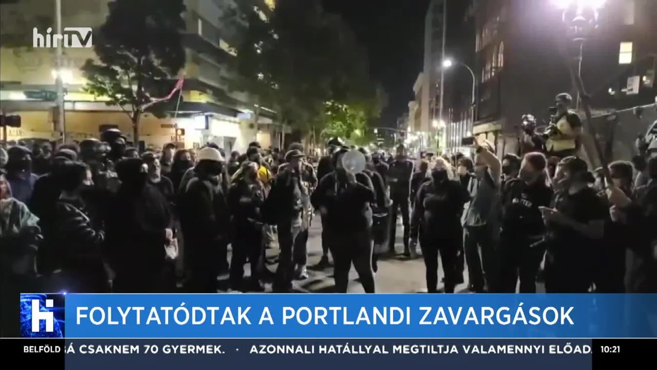 Folytatódtak a portlandi zavargások
