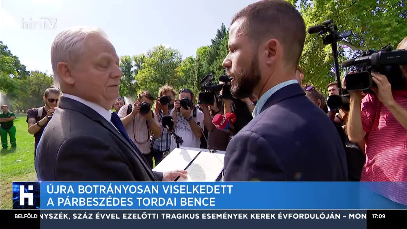 Újra botrányosan viselkedett Tordai Bence