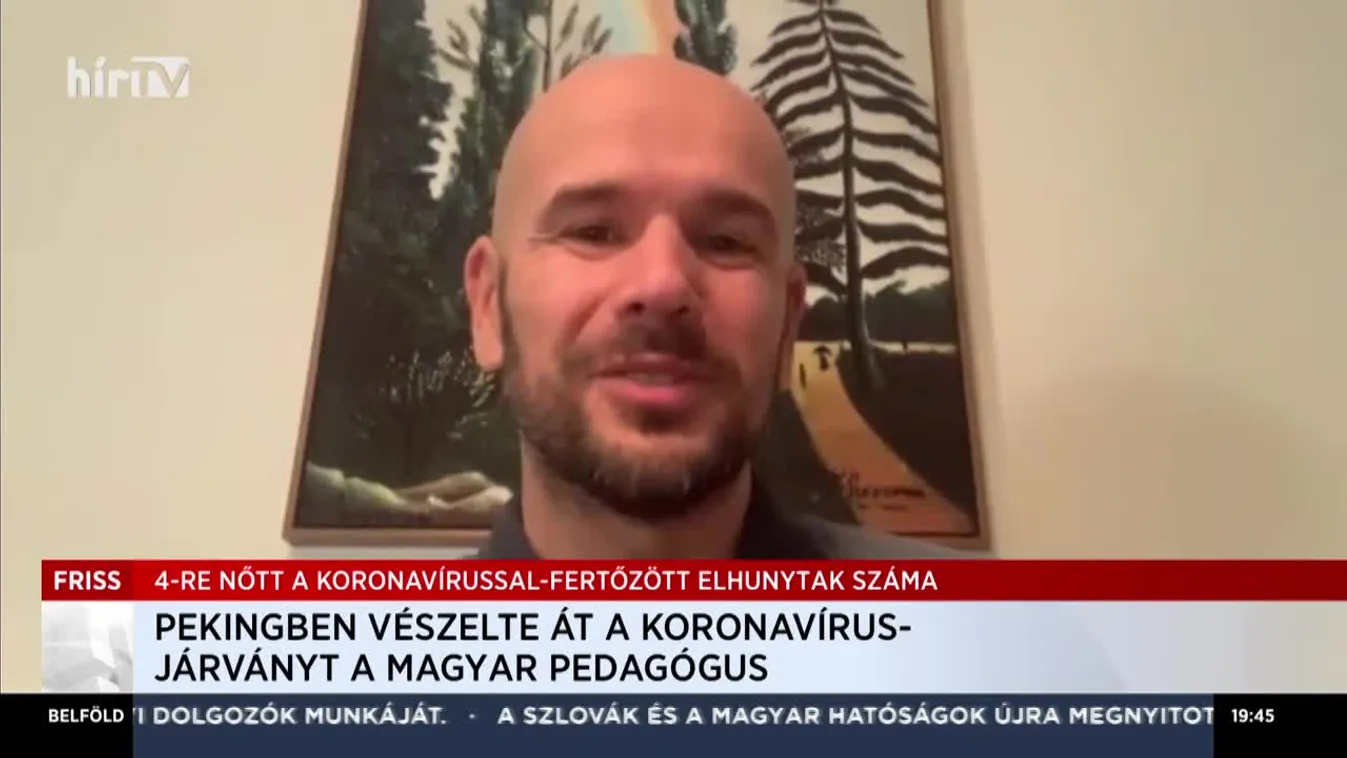 Izing Patrik: Kínában szigorú volt a helyzet, de most még szigorúbb