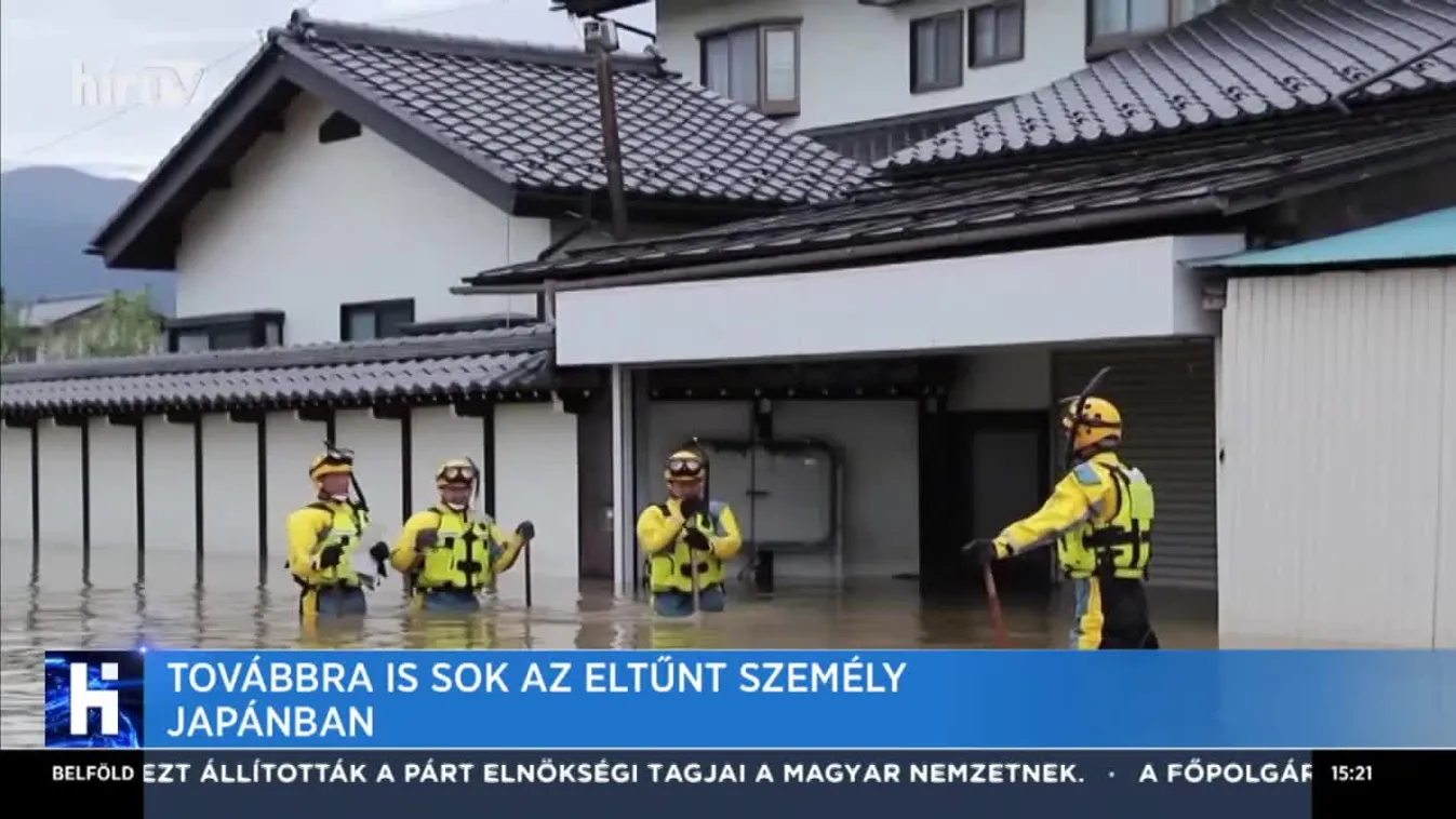 Továbbra is sok az eltűnt személy Japánban