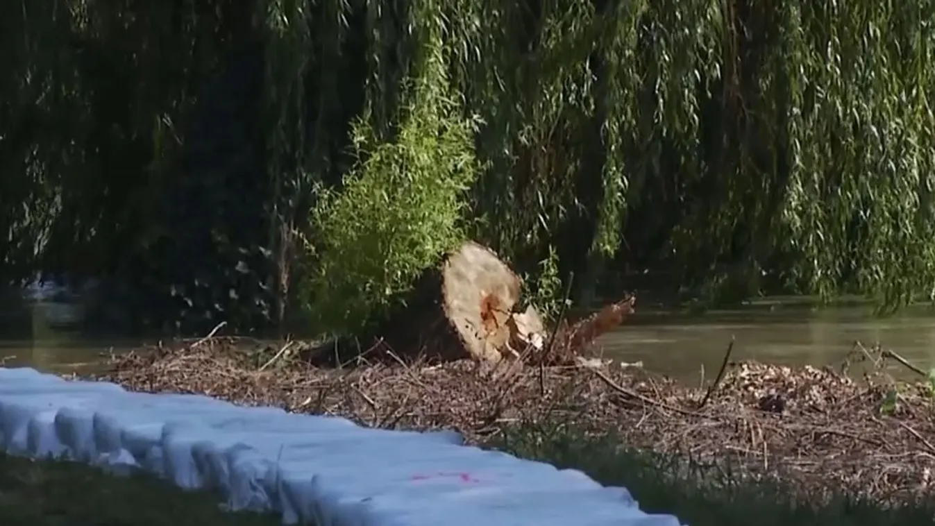 Ma tetőzik a Lajta + videó